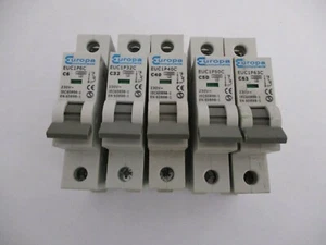 EUROPA EUC1P C6 C10 C16 C20 C32 C40 C50 C63 AMP 10KA EINPOLIG MCB'S - Bild 1 von 1