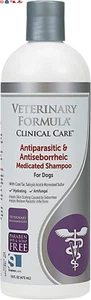 Veterinary Formula Medicated Dog Shampoo: Antiparasitic & Antiseborrheic, 16 Oz - Picture 1 of 12