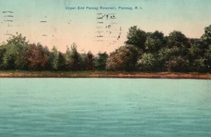 Vintage Postcard 1909 View Upper End Pascoag Reservoir Pascoag Rhode Island R.I. - Picture 1 of 2