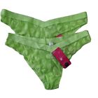 M&S Boutique Knickers x 2 Pairs Large  Lime Miami Brazilian Briefs Knickers .
