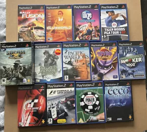 PS2 Job Lot Of Games - Spyro, Medal of Honour, Ecco The Dolphin & More 13 Games - Picture 1 of 5