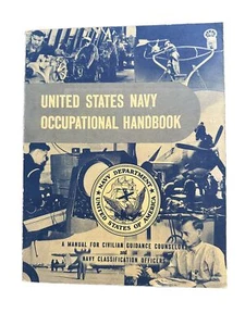 United States Navy Occupational Handbook Manual Original 1948 PAPERBACK - Imagen 1 de 3