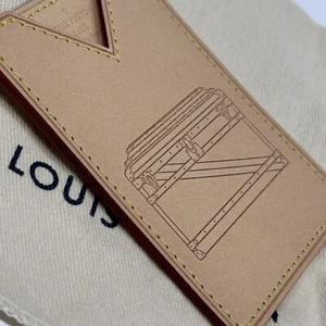 Louis Vuitton Natural Vacchetta Leather Trunk Card Holder VIP 2018 TIME CAPSULE - Picture 1 of 12