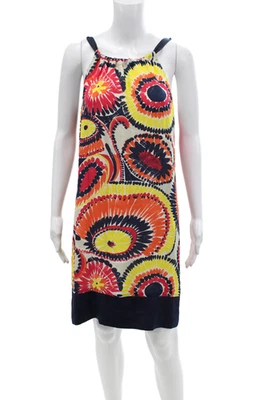 Vestido corto Trina Turk para mujer sin mangas con patrón de cuello redondo talla múltiple 02 Foto 1 de 4