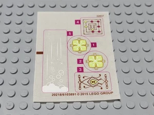 New LEGO Sticker Sheet Only 41072 Naida's Spa Secret Elves - Picture 1 of 1