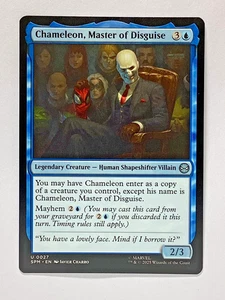 Magic The Gathering Marvel's Spider-Man SPM Chameleon Master of Disguise #27 Legendary - Imagen 1 de 1
