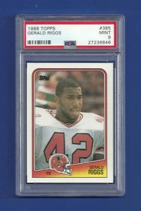 Gerald Riggs 1988 Topps #385 PSA 9 como nuevo Pop 5 solo 4 Higher Falcons Redskins - Imagen 1 de 1