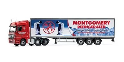 Corgi CC13826 1:50 Mercedes Actros Fridge Trailer Montgomery Transport - Image 1 of 2