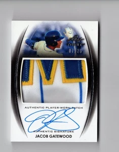 2014 Leaf Trinity Patch Auto /25 Jacob Gatewood #PA-JG1 - Picture 1 of 2