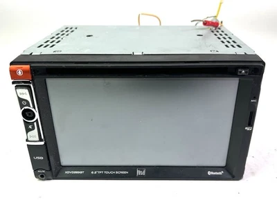 Dual Electronics XDVD269BT 6.2 In Car Stereo Head Unit - MISSING KNOB - Image 1 of 4