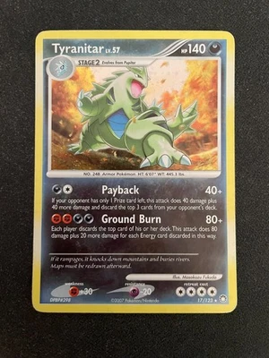 Tyranitar 17/123 Pokemon Mysterious Treasures Holo Card Pokemon TCG - MP - Image 1 of 2