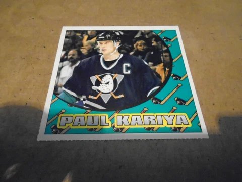 PAUL KARIYA MIGHTY DUCKS OF ANAHEIM POSTER 3 BY 4 inches Cover