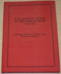 PRINCESS OF WALES OWN YORKSHIRE REGT SOLDIERS KILLED WW1 First World War Part 24 - Imagen 1 de 1