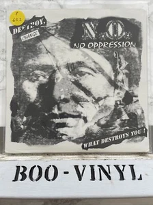 No Oppression - Change What Destroys You! 7” punk / hardcore vinyl record NM/NM - Picture 1 of 6