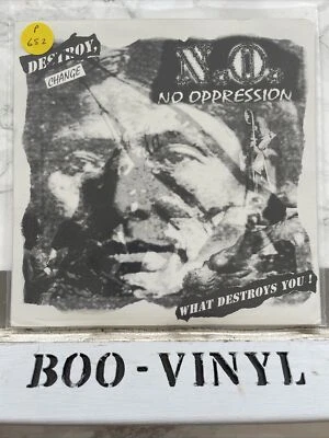 No Oppression - Change What Destroys You! 7” punk / hardcore vinyl record NM/NM - Image 1 of 4