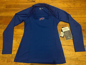 All-Sport Couture NFL Womens Buffalo Bills Long Sleeve Shirt Sz L NWT Retail $90