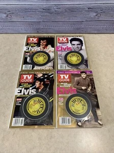 Elvis Presley TV Guide CD 4 Cover Set Magazine Lot 2004 - Picture 1 of 6