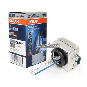 Genuine! 1x PAIR OSRAM D3S OEM 66340CBI 5500K HID XENON LIGHT BULB DOT Germany - Picture 1 of 4