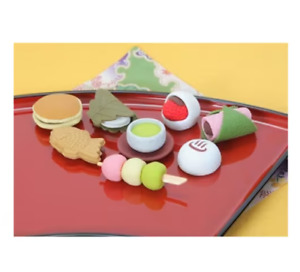 [60 pcs] Iwako Japanese Fun Erasers Box Japanese Confectionery Real Food Sample
