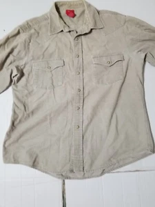 Massimo Brown Corduroy Bomber Jacket  Long Sleeve Large This is A SLIM Fit  - Picture 1 of 11