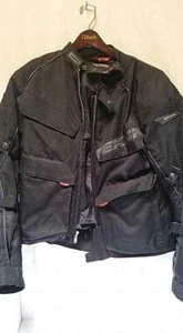 Vintage Teknic Motorcycle Riding Padded Jacket Size 44 Black - Picture 1 of 6