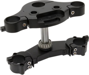 Arlen Ness Black Anodized Billet Aluminum 7 Deg. Raked Triple Tree 20-389 - Picture 1 of 1