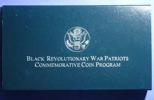 1998-S Crispus Attucks Black War Patriots Proof Commemorative Silver Dollar - Picture 1 of 3