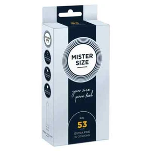 MISTER SIZE 53MM PURE FEEL CONDOMS PACKS OF 20 / 30 / 40  LATEX CONDOMS GAY STR8 - Picture 1 of 3