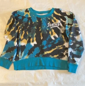 Justice Girls Sweatshirt Sweater Pullover Sz S 7/8 - Picture 1 of 4