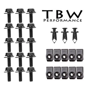 Engine Splash Shield Bumper Hardware Kit Bolts Clips  G35 G37 350Z 370Z FX35 - Picture 1 of 4