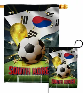 Bandiera da giardino Coppa del Mondo Corea del Sud sport calcio regalo decorativo striscione cortile - Foto 1 di 19