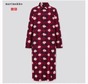 MARIMEKKO LONG-SLEEVE OVERSIZED FLANNEL DRESS Size Medium. Brand New - Picture 1 of 9