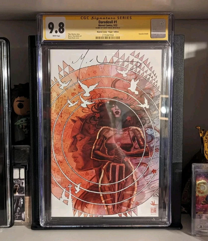 Daredevil #1 (2022) CGC SS 9.8 David Mack Wanted Comix Exclusive Virgin Signed - Image 1 of 4