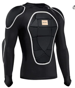 BenKen Motorcycle Jacket with Armor Men Pads Shirt Back Chest size Large - Picture 1 of 5
