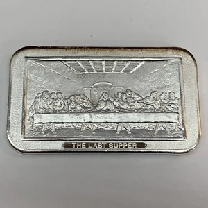 Barra de plata The Last Supper, 1973, Artistic Silver 1 oz Troy .999 - Imagen 1 de 4