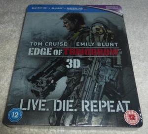 Edge of Tomorrow Blu Ray 3D Steelbook HMV Exclusive New and Sealed OOP Rare New - Picture 1 of 7
