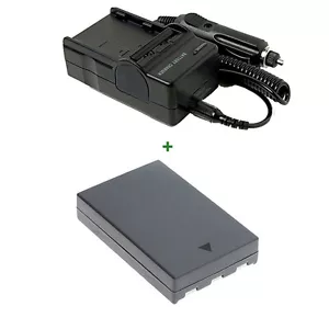 Battery + Charger for CANON IXUS 500 Camera NB-1LH NB-1L Ixus 300 400 430 NEW - Picture 1 of 4