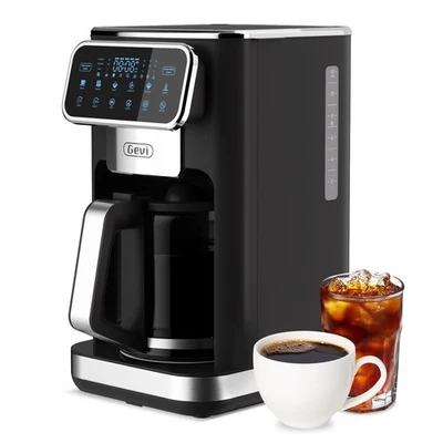 12 Cup Programmable Drip Coffee Maker with Touch Screen, Fast and Strong Brew... - Image 1 of 4