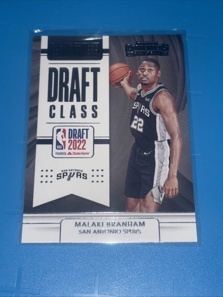 Malaki Branham 2022-23 Panini Contenders 2022 Draft Class Contenders #6 Spurs - Image 1 of 3