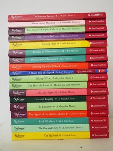 Lot 18 American Girl Doll Beforever Series Books JULIE MARYELLEN ADDY KAYA - Imagen 1 de 5