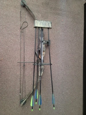 Bear Elusion Compound Bow with Arrows - Image 1 of 4