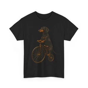 Camiseta de Ciclismo Retro Dachshund, Divertida Camisa Amante de los Perros, Top de Bicicleta, Camiseta Humorosa para Mascotas - Imagen 1 de 26