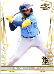 2023 Leaf Trinity Junior Caminero #72 Tampa Bay Rays - Picture 1 of 2