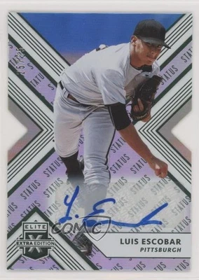 2018 Panini Elite Extra Edition Status Emerald Die-Cut /25 Luis Escobar Auto - Image 1 of 2