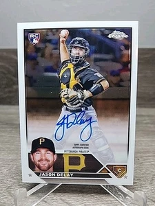 2023 Topps Chrome Autographs Jason Delay #RA-JD (AU, RC) Pittsburgh Pirates ☠️ - Bild 1 von 2