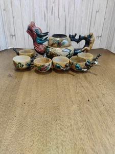 Vintage/Antique Yixing Teapot Set 7 pieces See Photos - Picture 1 of 24