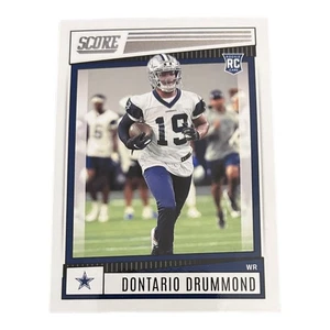 Panini Score Football 2022 NFL Karte Nr. 399 Dontario Drummond - Picture 1 of 1