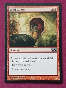 Magic The Gathering 2014 CORE SET M14 WILD GUESS red card MTG - Picture 1 of 2