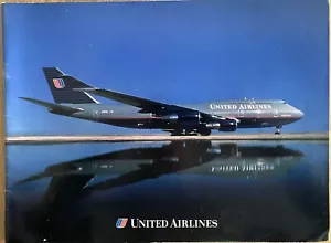 United Airlines Profil Prospekt 90er Jahre B747 - Bild 1 von 12