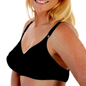 Scudotex Sujetador clásico talla grande Athena, copa C, negro Negro - Bild 1 von 3